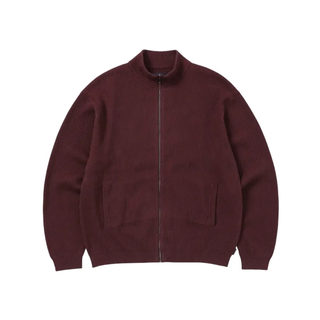 디스이즈네버댓 니트집업 XL 버건디 상품이미지1