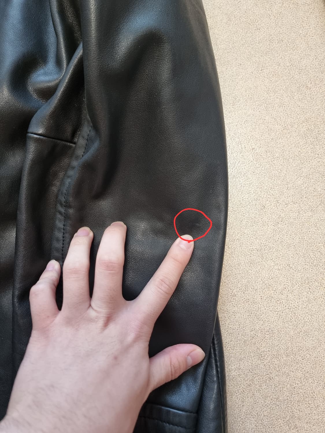 올드갭 올드 갭 old gap 레더 카코트 블랙 S 사이즈 상품이미지6