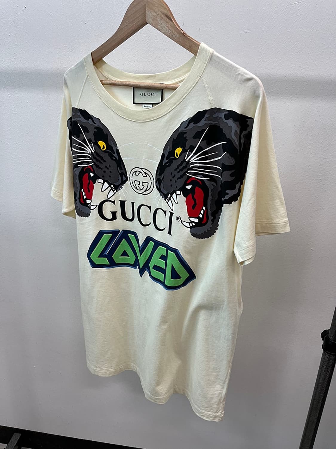 100) 구찌 타이거 프린트 반팔티  상품이미지2