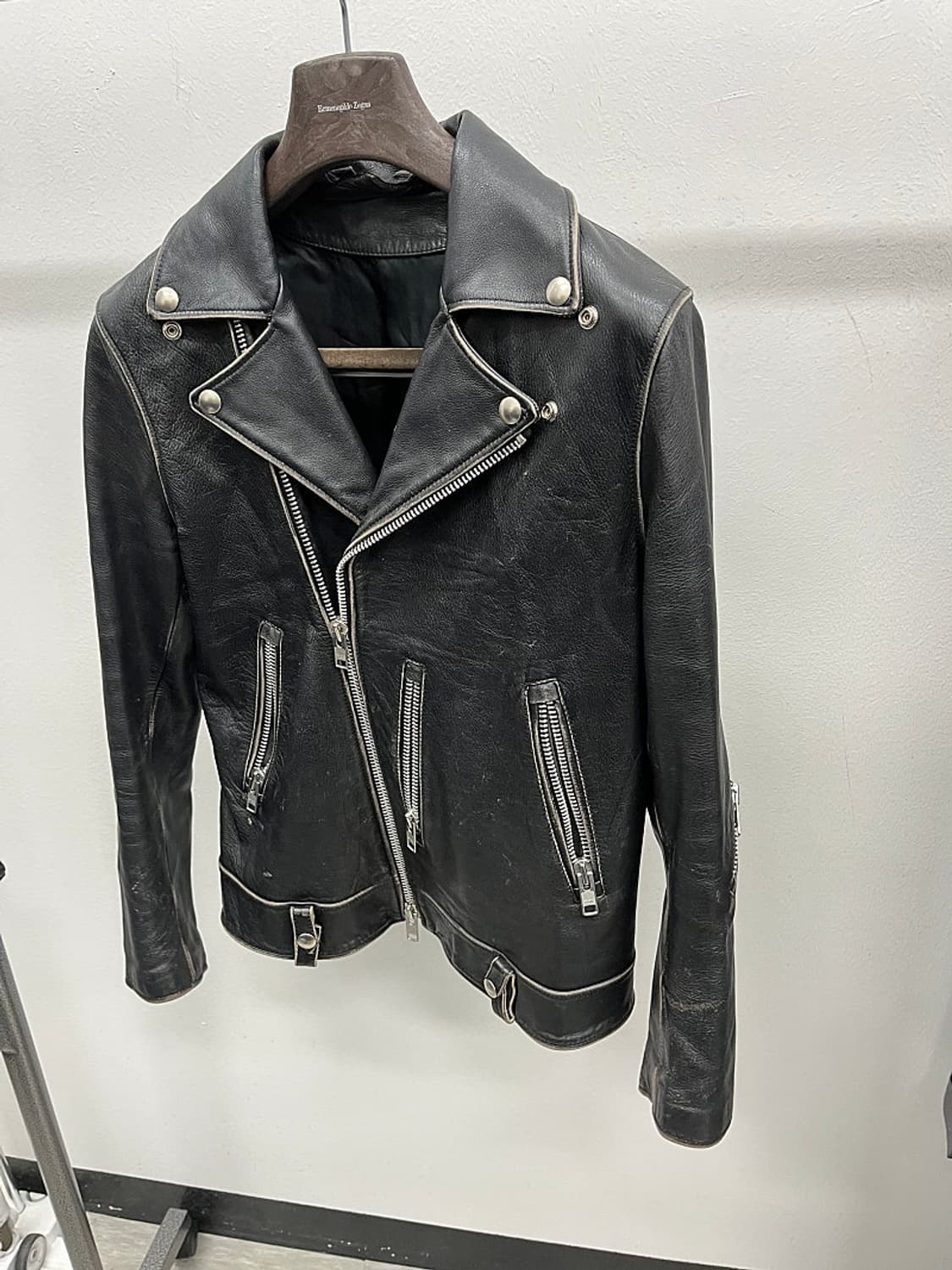 95) 앤더슨벨 소가죽 라이더자켓  상품이미지1