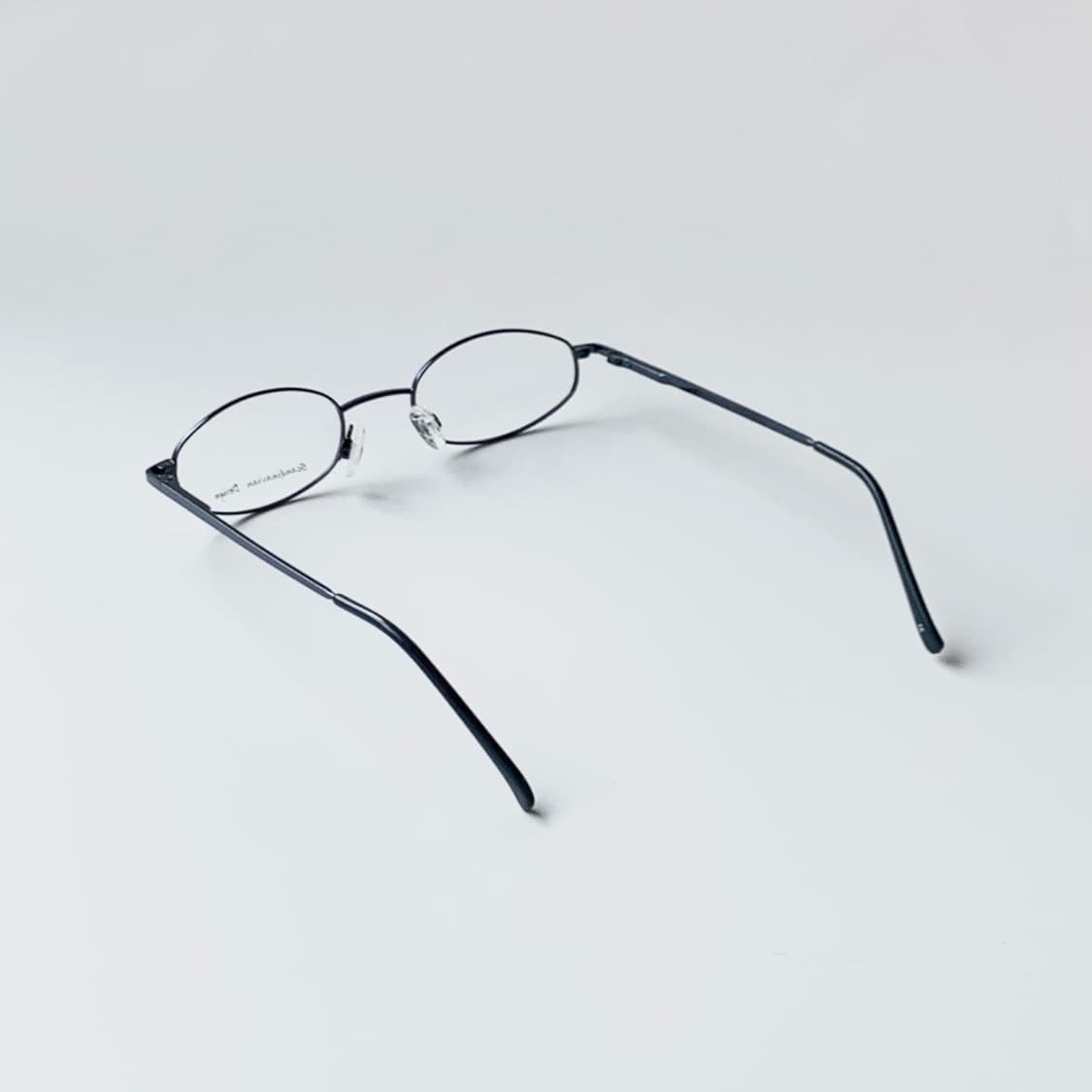 [픽키-692] 딥블루 메탈 오벌 안경 슬림 타원 미니멀 상품이미지2