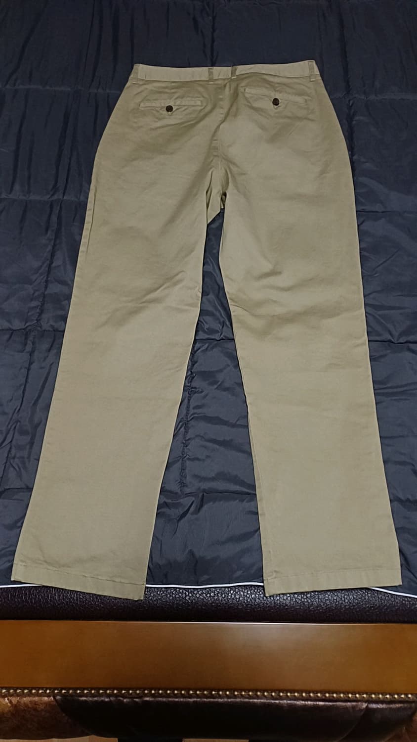 무신사 미사용 스판면바지 32인치 기장105 상품이미지5