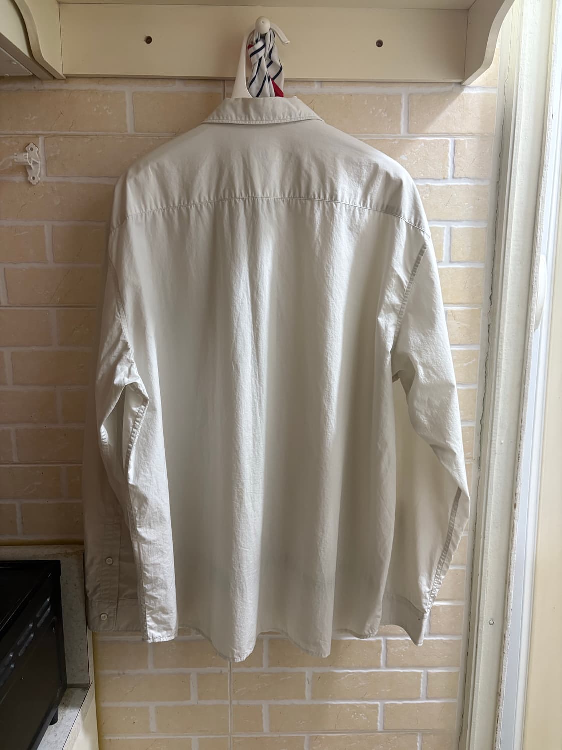 와기 - 아기택트 셔츠. 화이트 그레이 컬러 3사이즈 상품이미지6