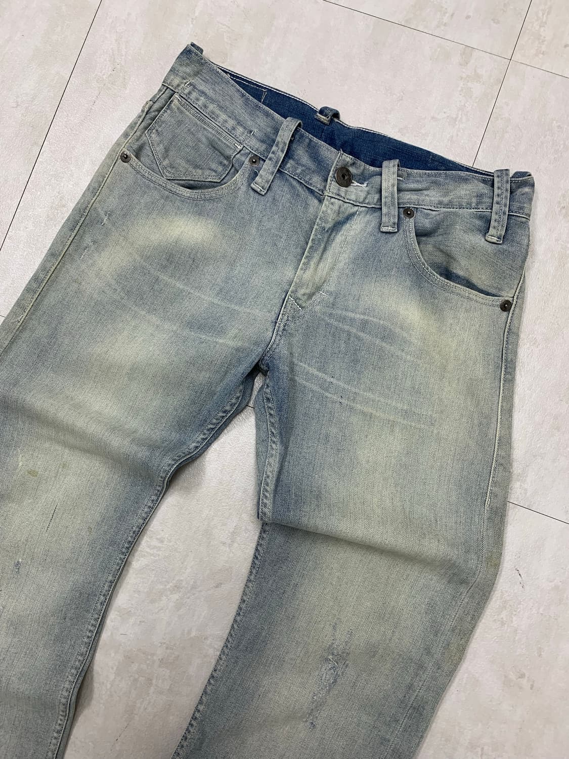 리바이스 504 연청 데님 팬츠 #261 상품이미지2