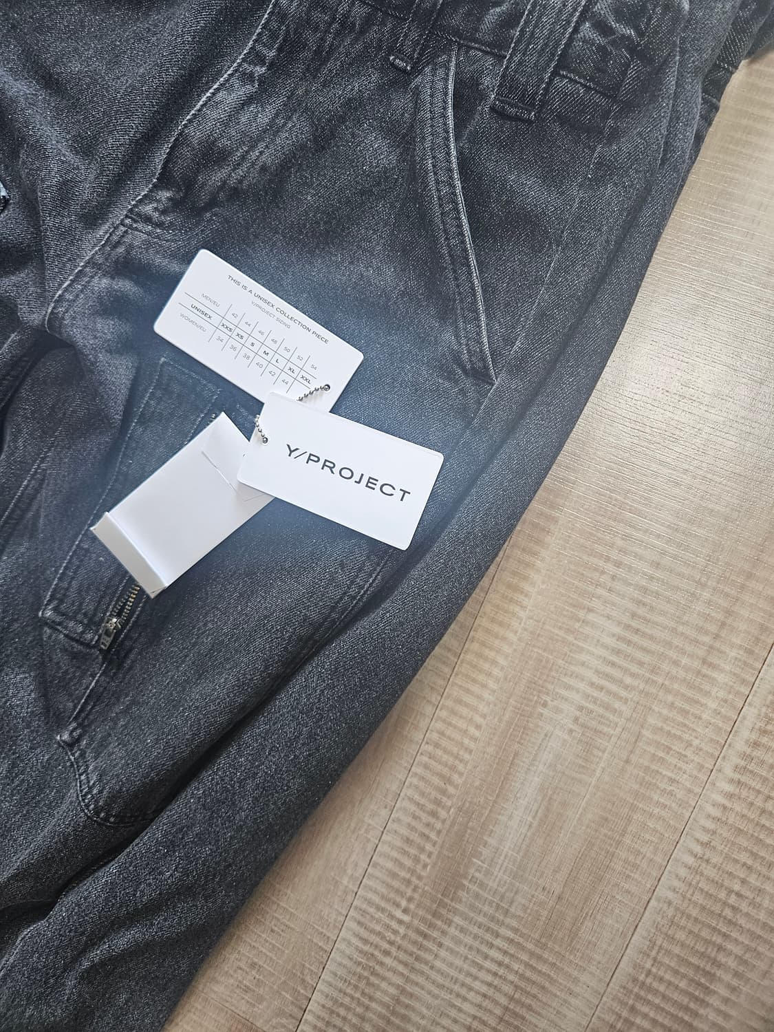 와이프로젝트 팝업진 흑청xs팝니다 상품이미지2