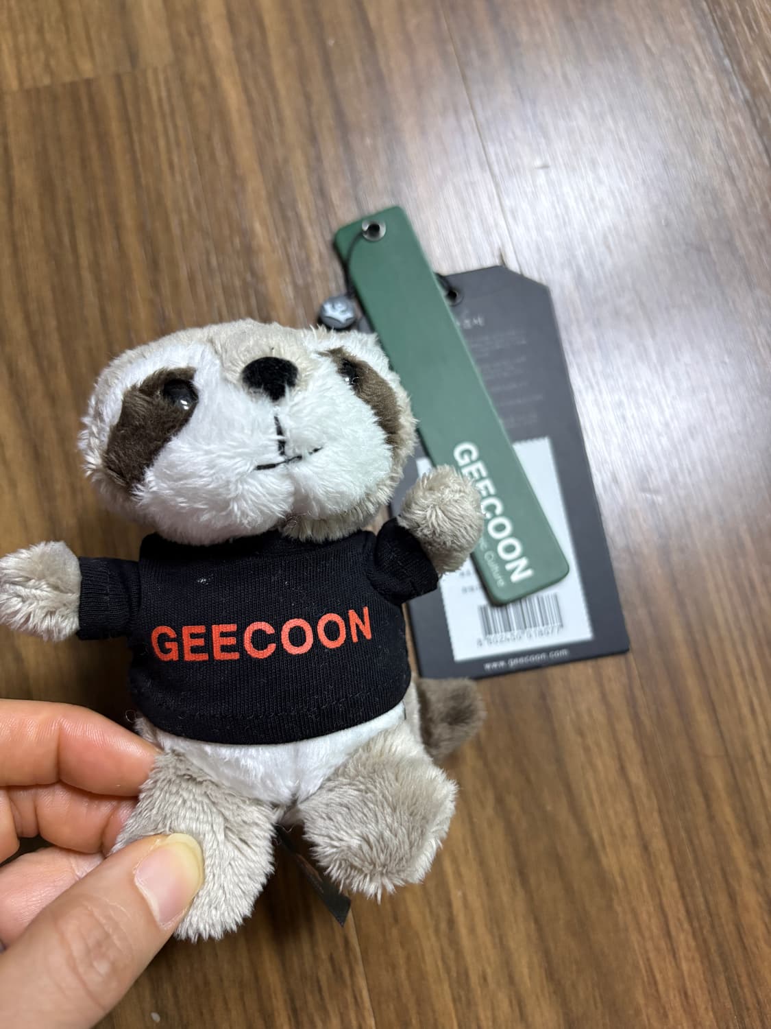 (새상품) 지쿤 토이 키링 GEE245-001 블랙 상품이미지2