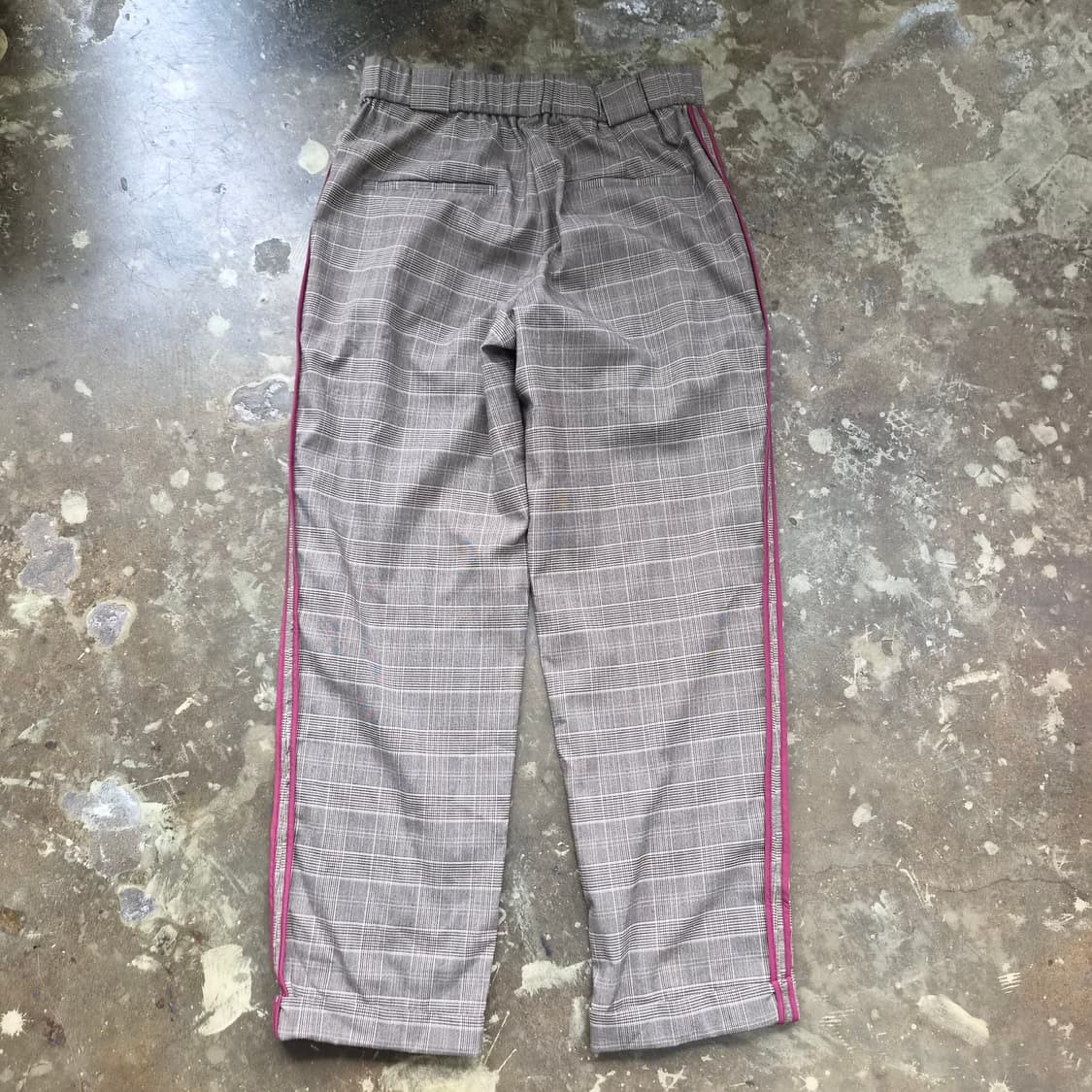 26) ZARA 자라 밴딩 체크팬츠 체크바지 슬랙스 상품이미지5