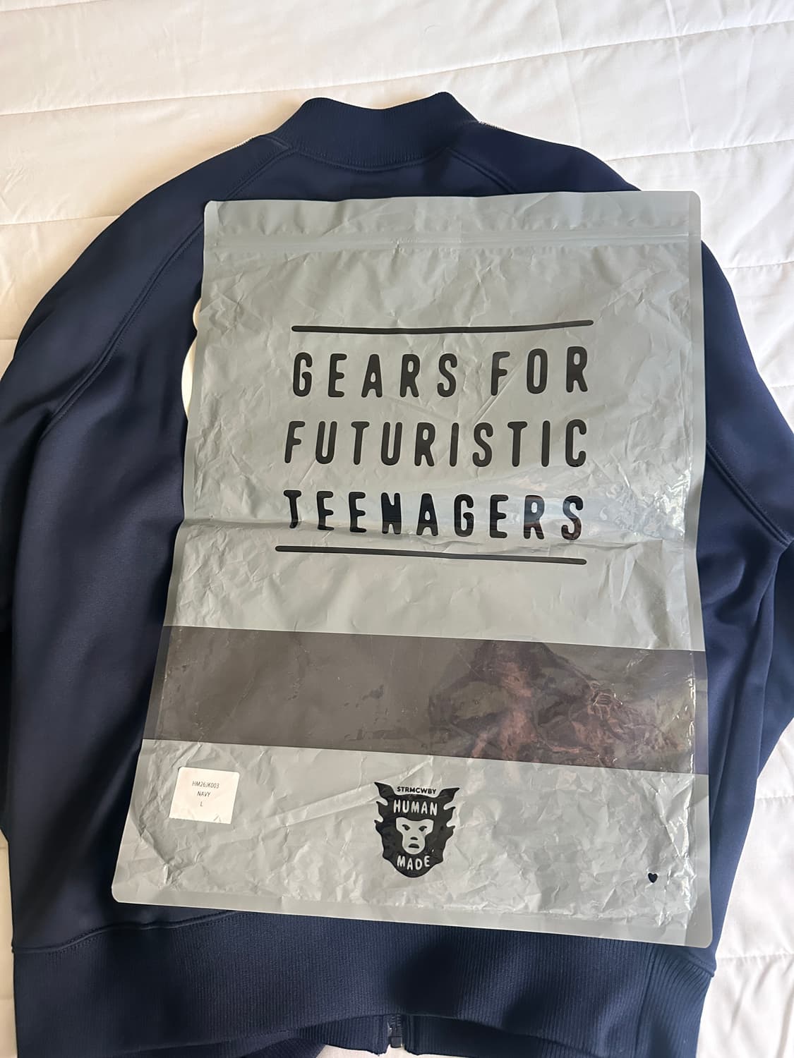 [L] 휴먼메이드 트랙자켓 네이비 상품이미지5