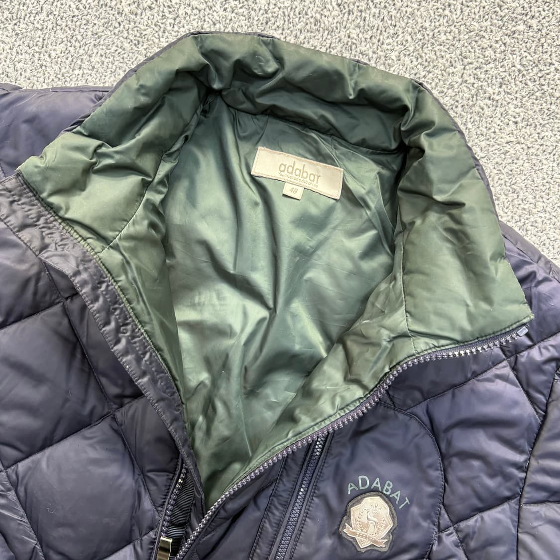 100 아다바트 구스다운 퀄팅 자켓 0310J 상품이미지2