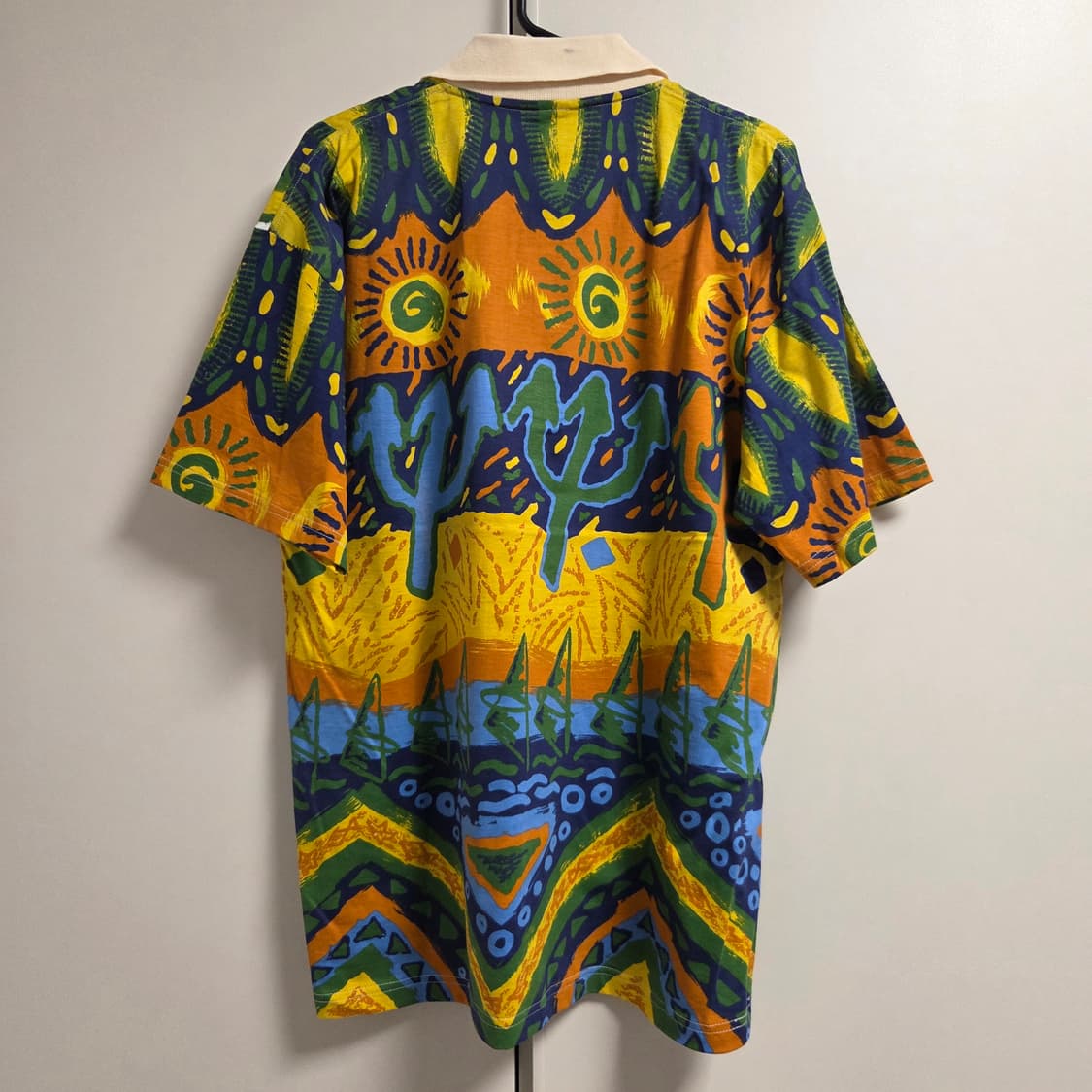 Club Med 빈티지 카라 반팔티셔츠 L(100) 상품이미지5