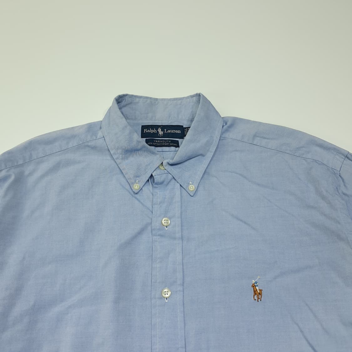 CK081 XL 폴로 90s 홍콩판 클래식 블루 셔츠 남방 상품이미지2