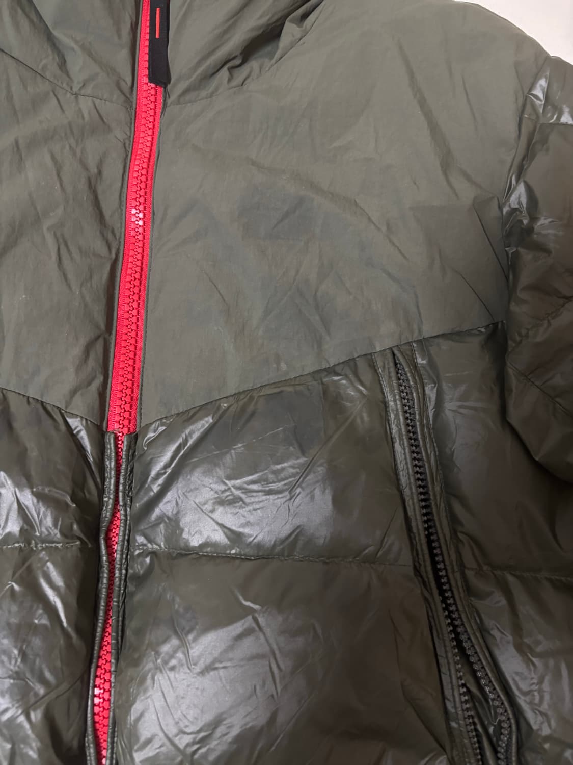 애플라인드 카키 2way 패딩 상품이미지5