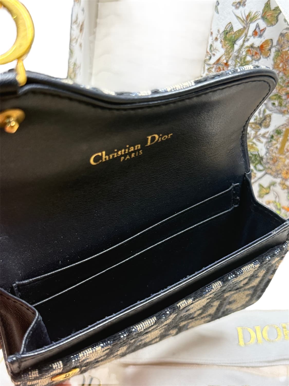 [풀구성 / 상태 최상] 디올 오블리크 새들 플랩 여성 카드지갑 상품이미지8