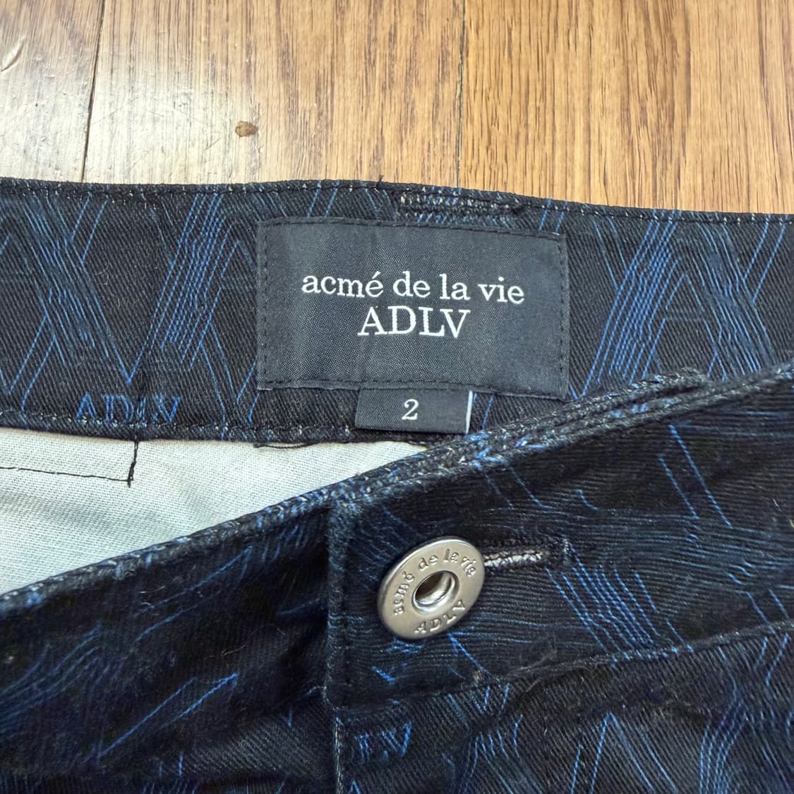 아크메드라비 모노그램 패턴 와이드 팬츠 상품이미지3