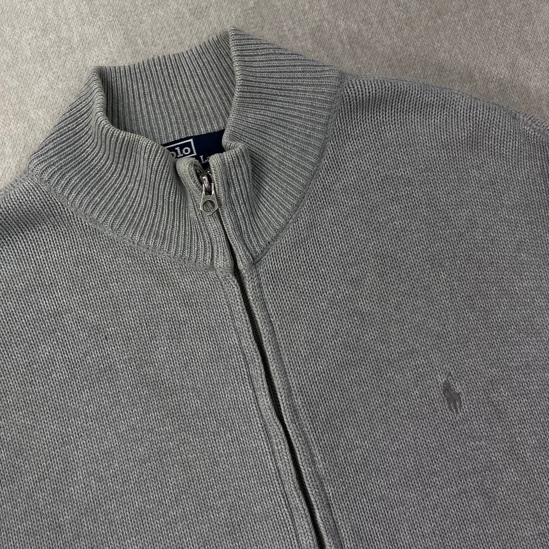 100 폴로랄프로렌 스몰포니 코튼 니트 집업 상품이미지2