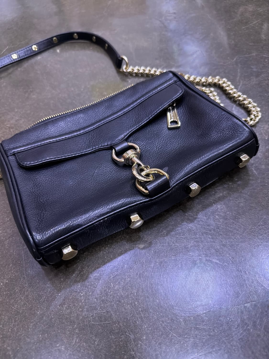 레베카밍코프 체인 크로스백 크로스바디 MAC 미니백 블랙 상품이미지4