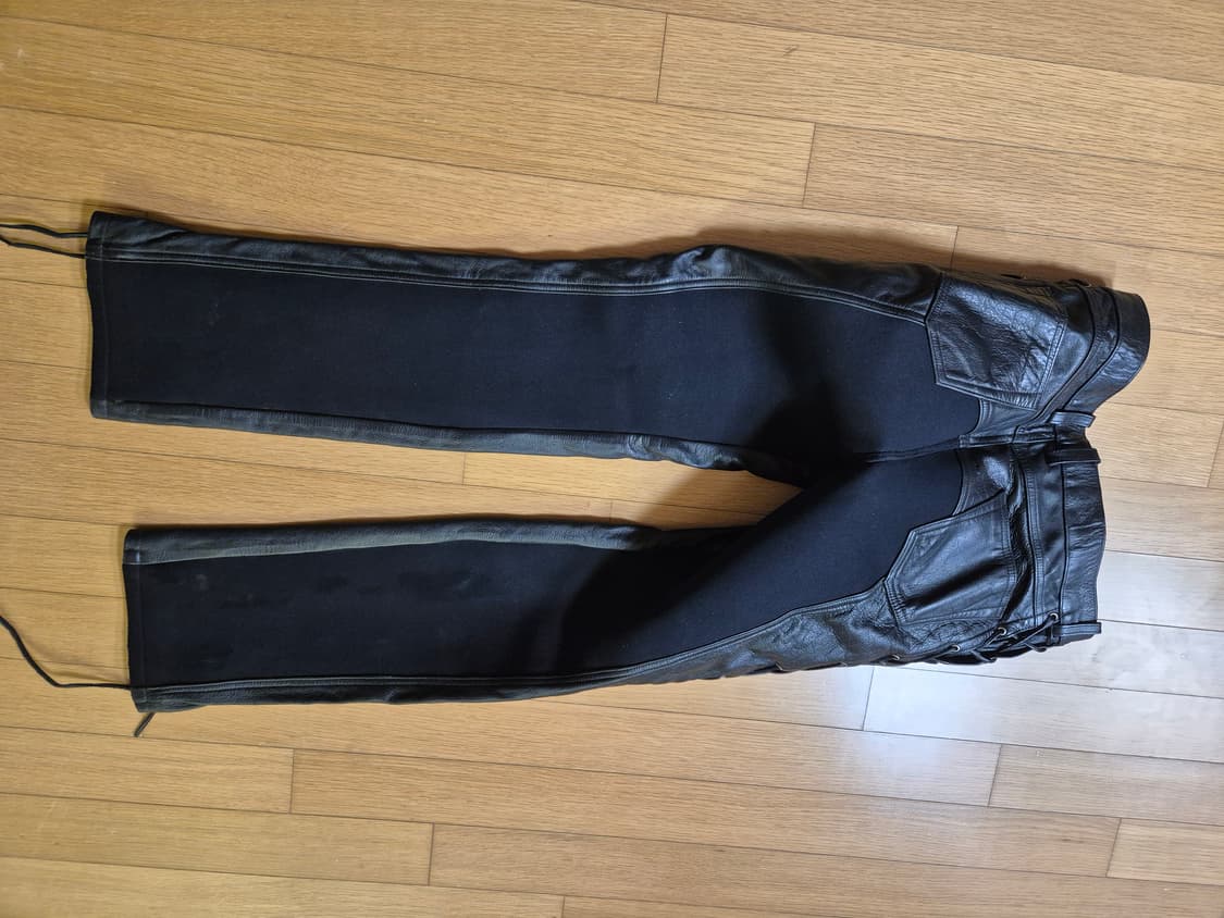 여성 할리데이비슨 가죽 스판 바지 상품이미지5