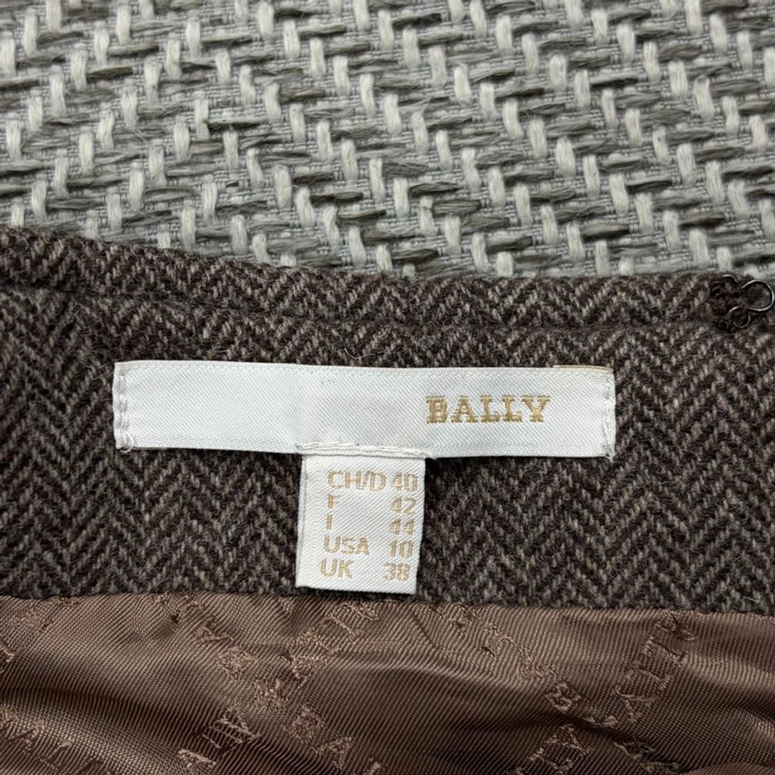 발리 헤링본 벨티드 플리츠 스커트 v2954 상품이미지7