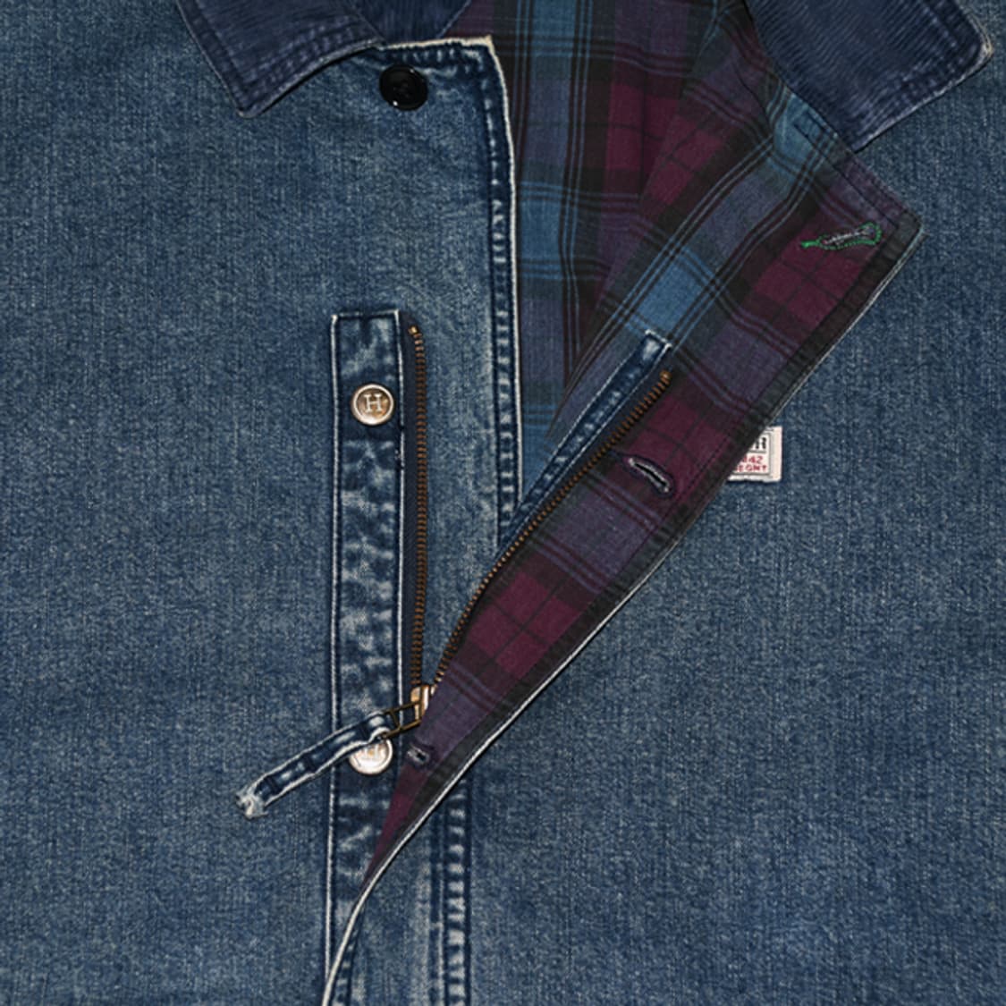 90s Tommy Hilfiger 데님워크커버올자켓 상품이미지5