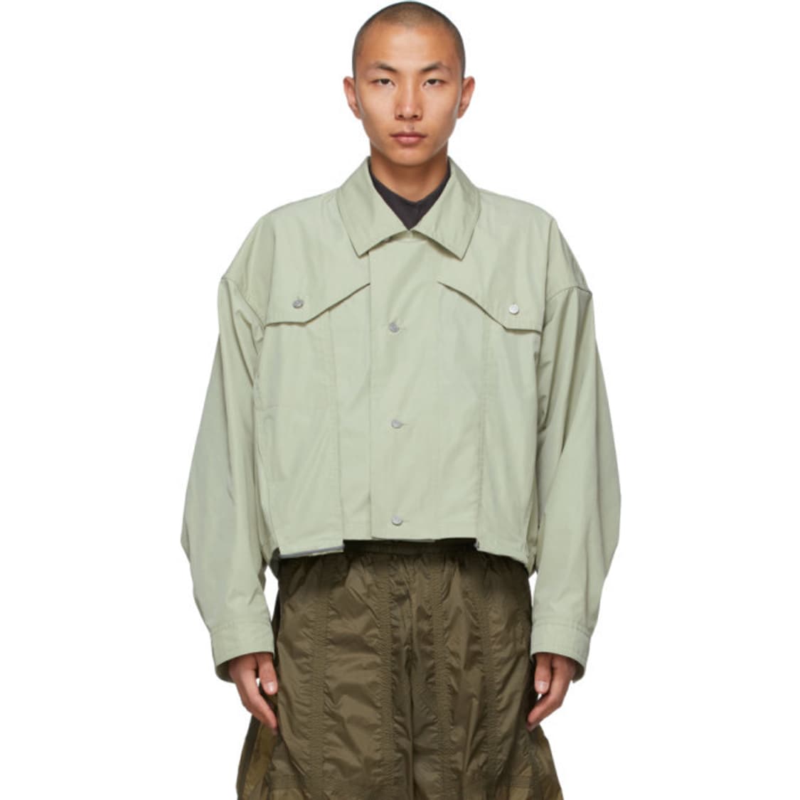 A. A. Spectrum Green Trucker Jacket M 상품이미지1