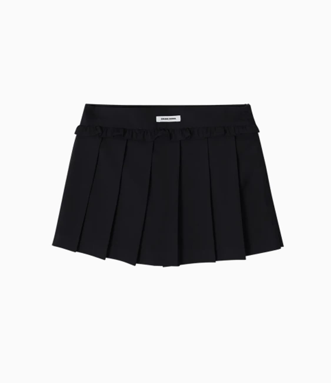 FLOWER FRILL PLEATS MINI SKIRT PANTS  상품이미지1