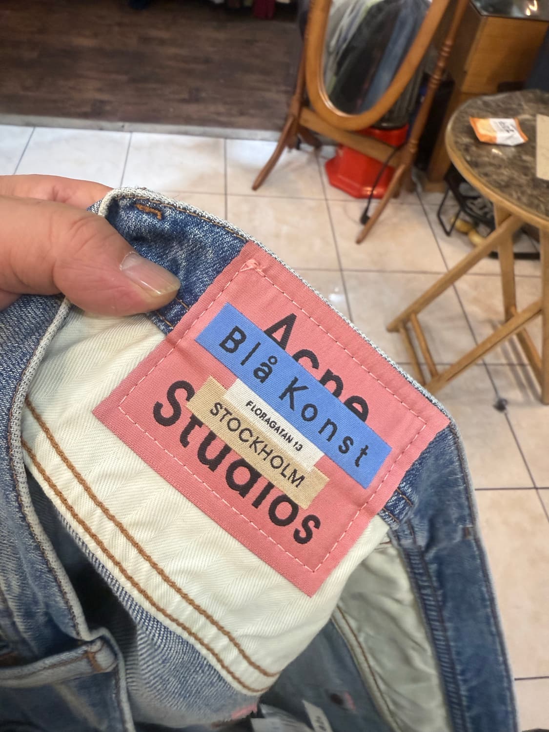 32 정품 아크네스튜디오 데님팬츠 팝니다 상품이미지5