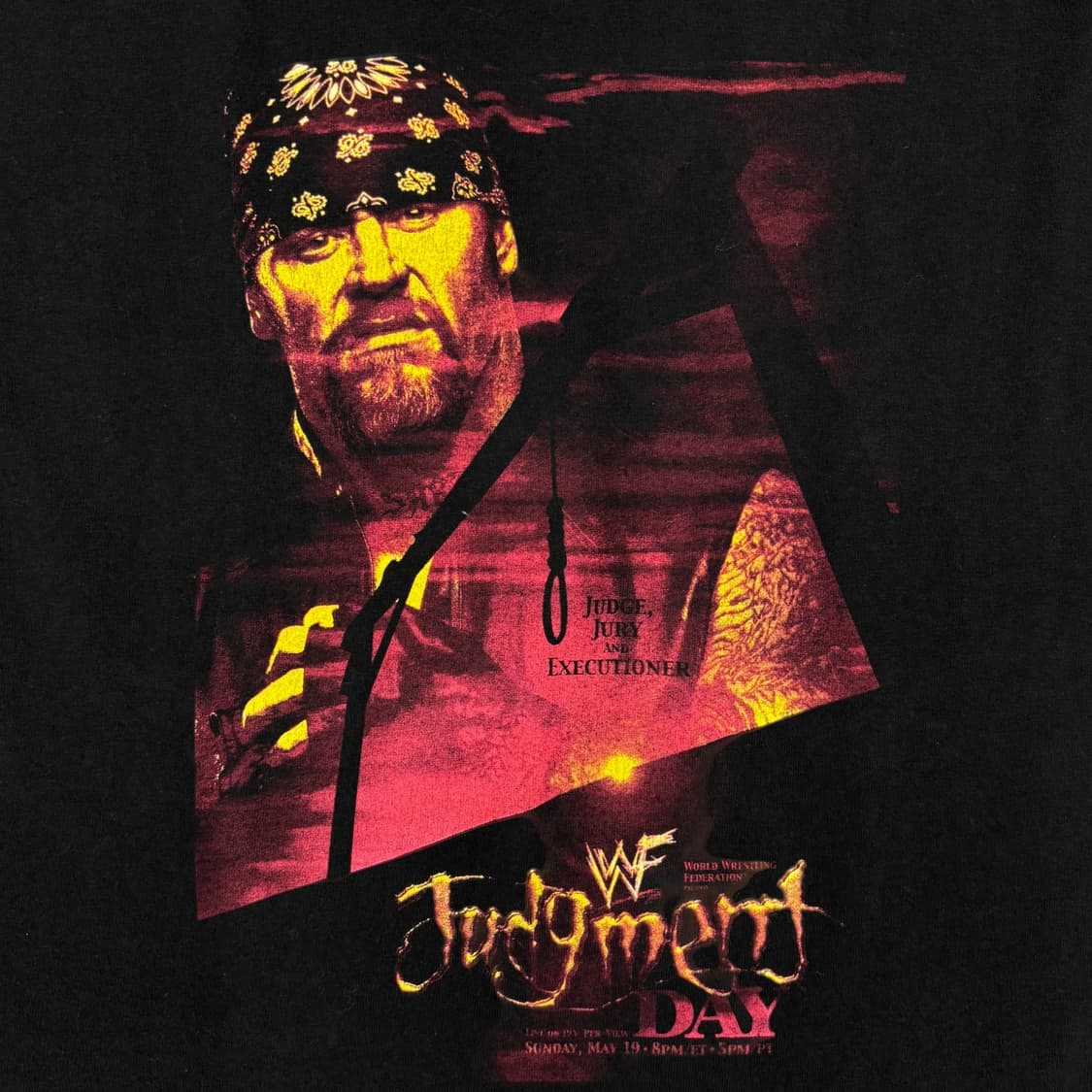 2002 WWE Judgement Day 프로모 티셔츠 상품이미지3