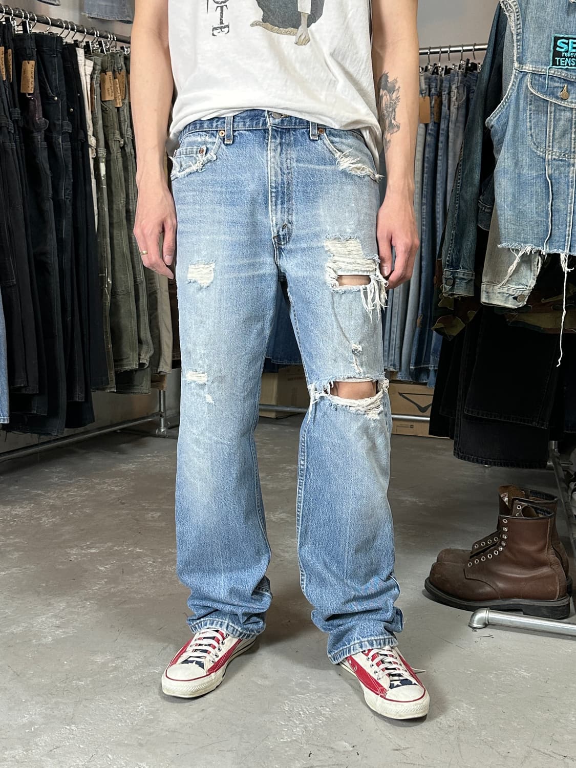 90's USA Made 빈티지 리바이스 517 부츠컷 상품이미지1