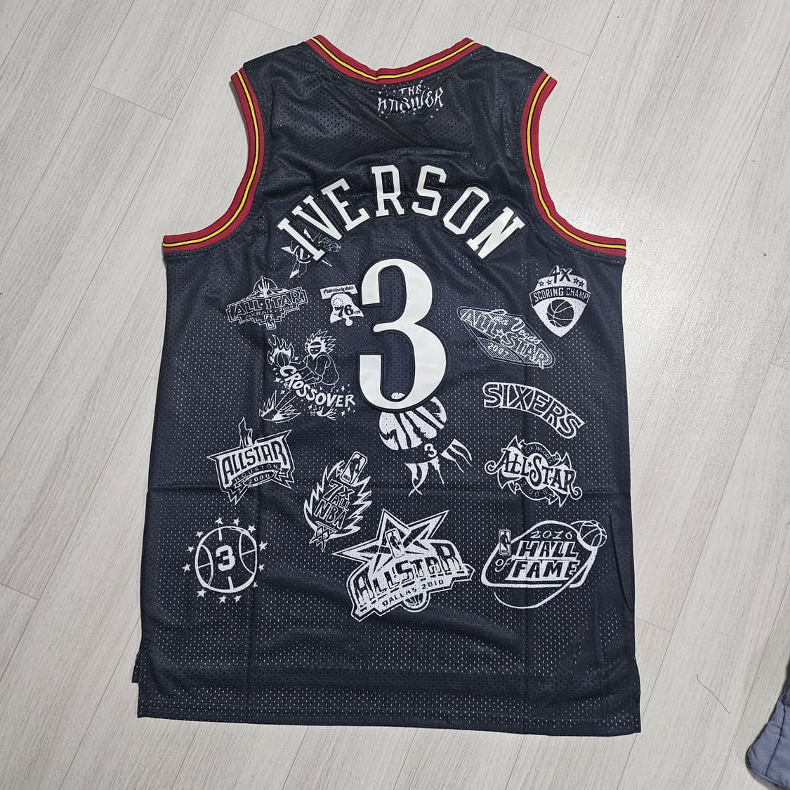 필라델피아 세븐티식서스 앨런아이버슨 농구스윙맨져지 상품이미지2