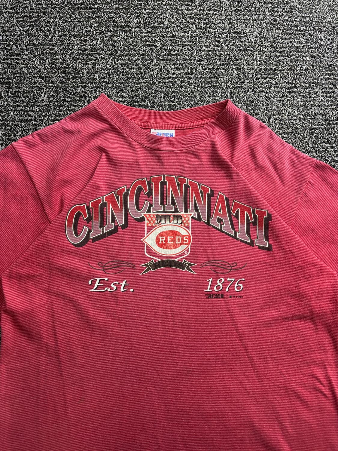 90s USA 오리지날 빈티지 MLB 신시내티 레드 티셔츠 3434 상품이미지1