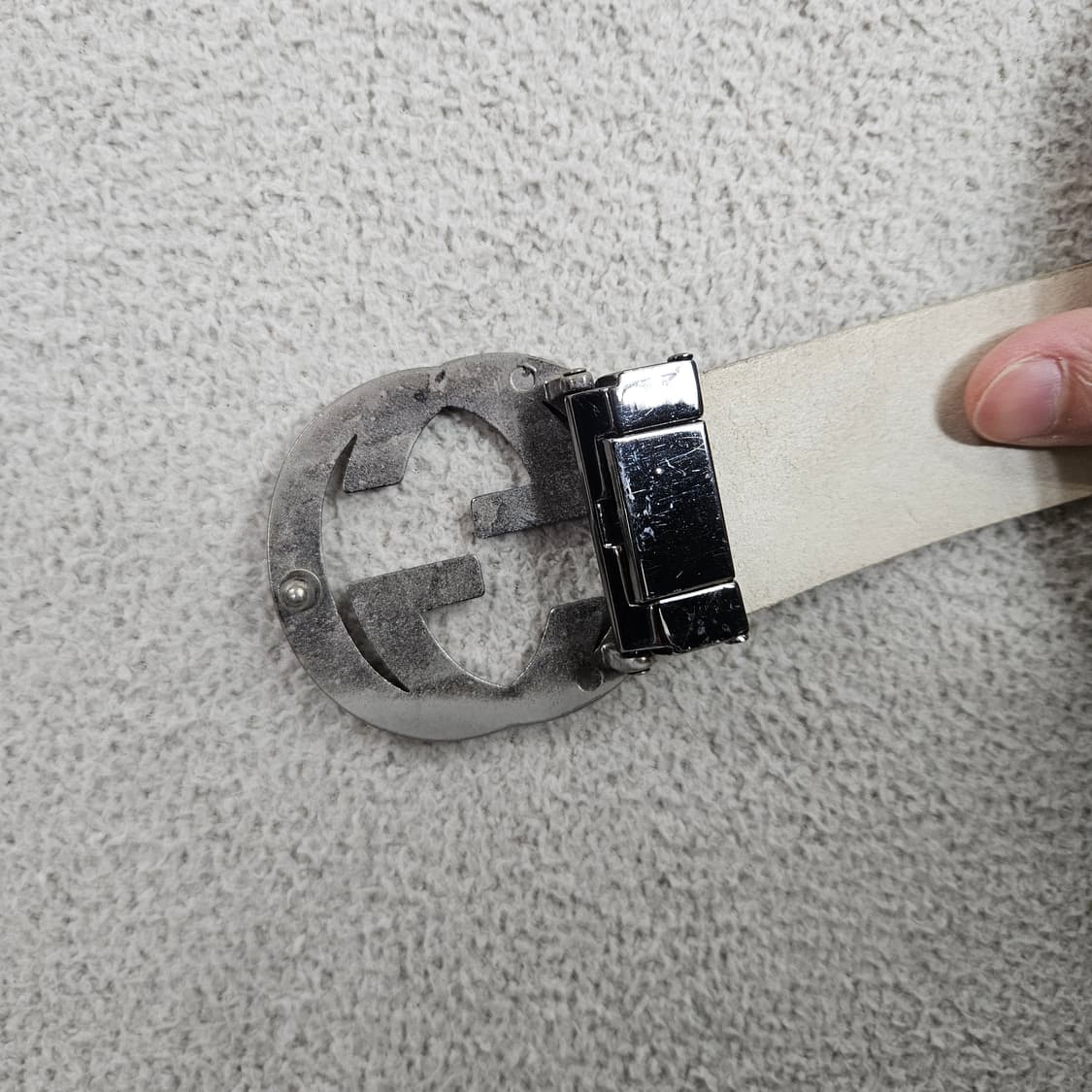 정품 구찌 인터로킹 벨트 상품이미지3