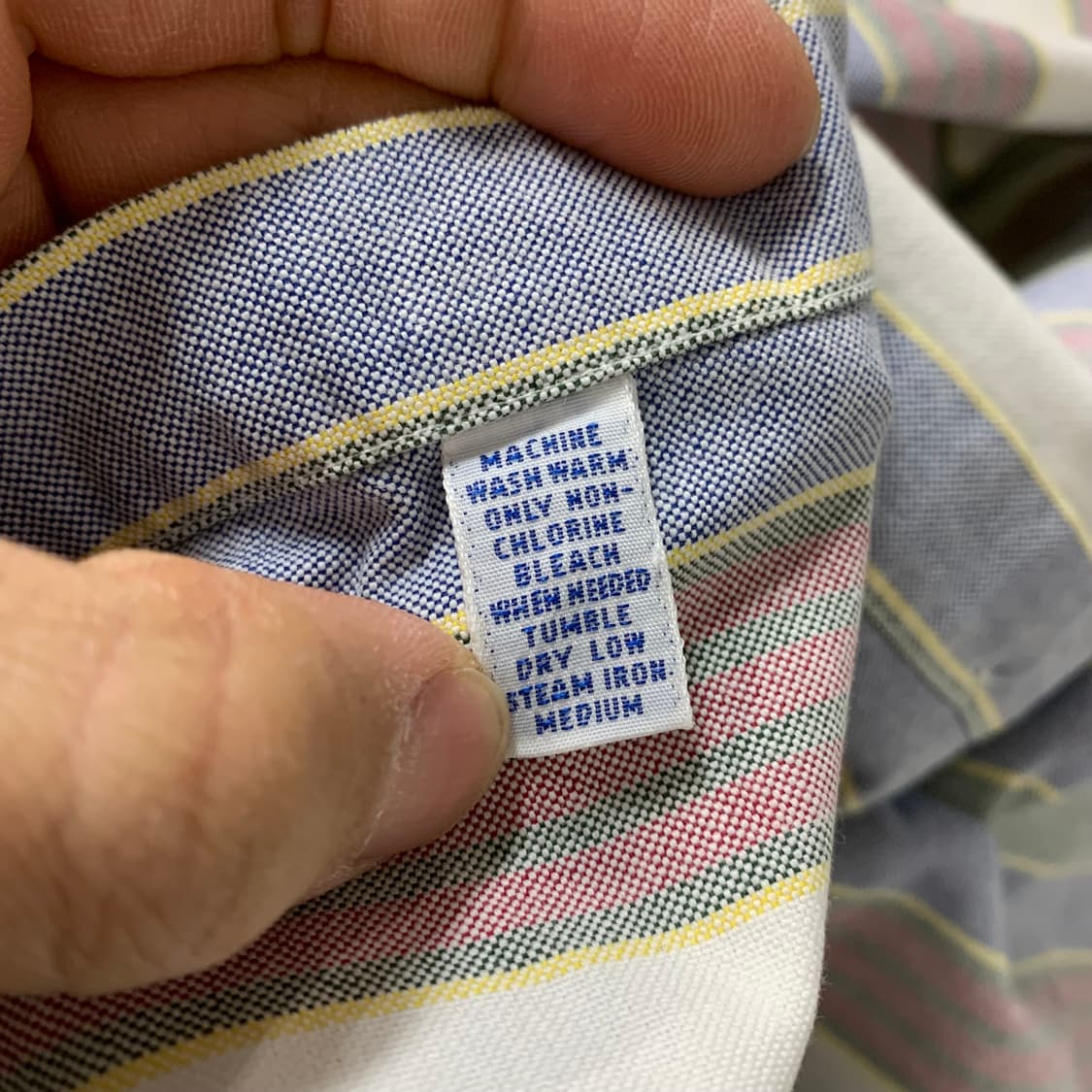 폴로 랄프로렌 컬러포니 멀티 스트라이프 옥스포드 셔츠 상품이미지7