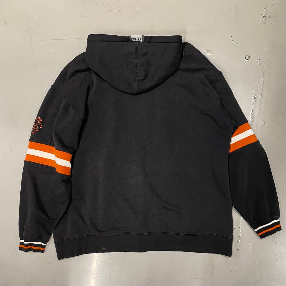 할리데이비슨 차콜오렌지 후드티 상품이미지3