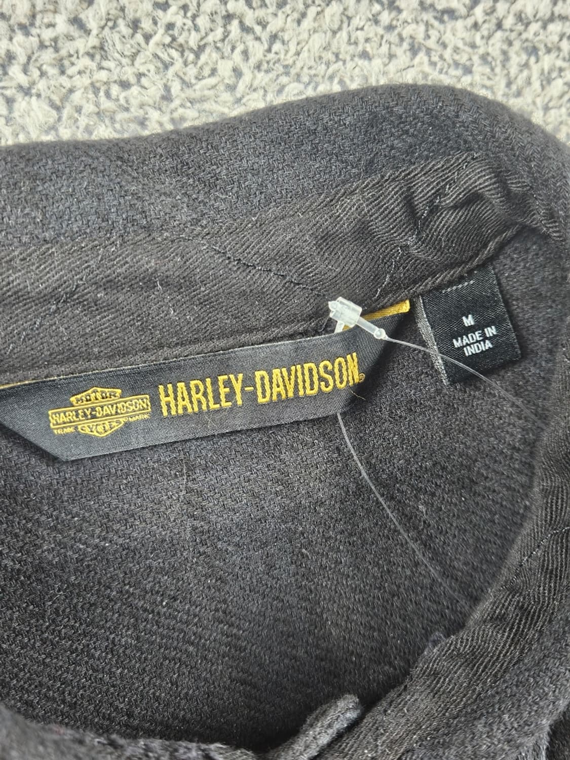 할리데이비슨 이글 체크 포켓 바이커 셔츠 ( M ) / 9367 상품이미지8