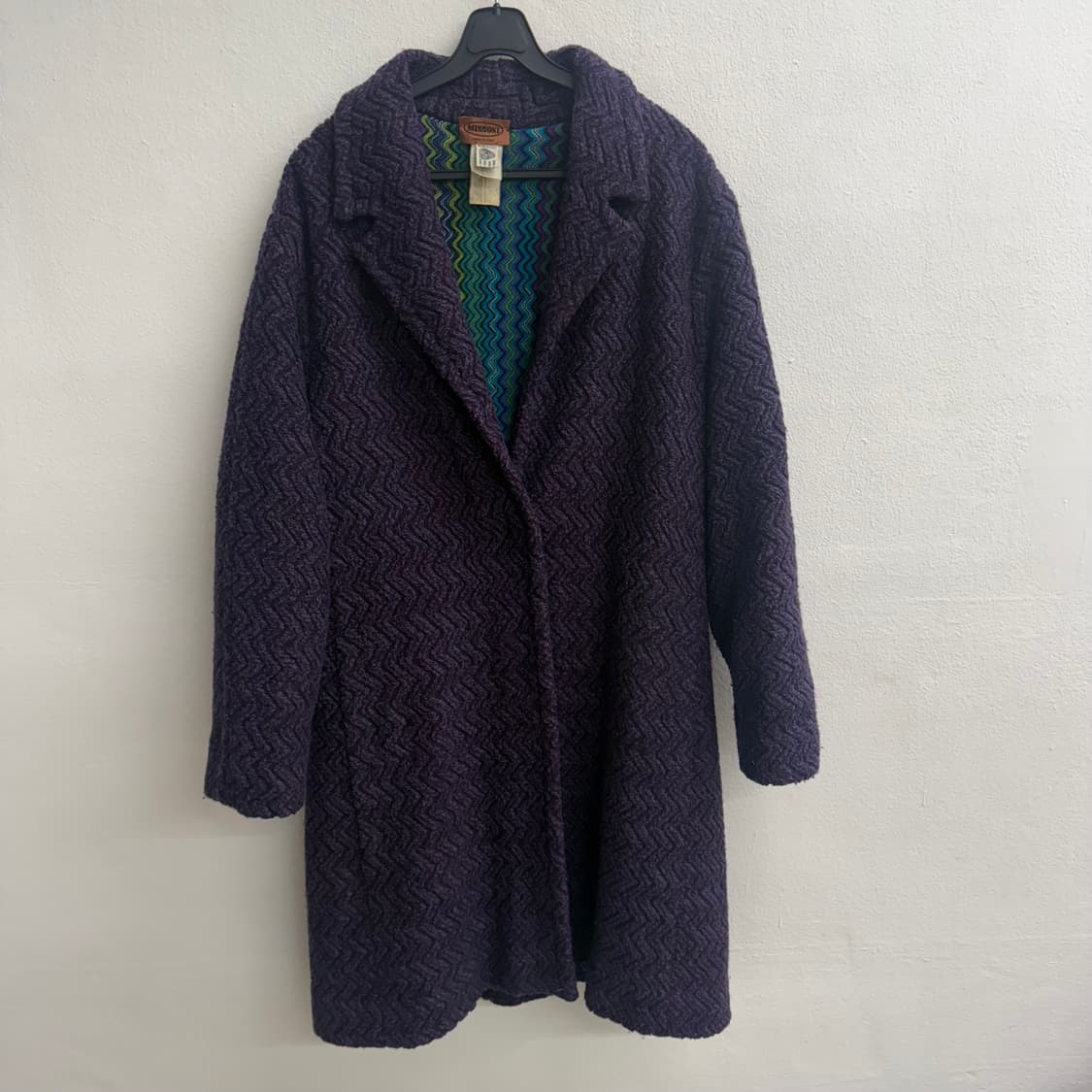 Italy 미쏘니 Purple 코트 M 상품이미지1