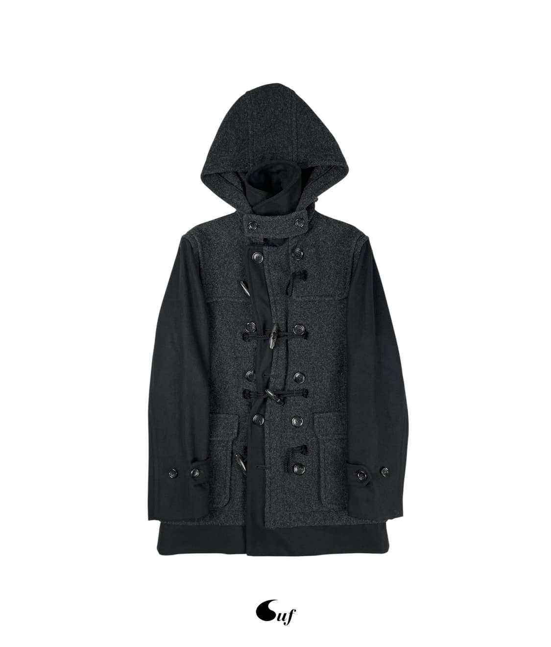 layered duffle coat 상품이미지1