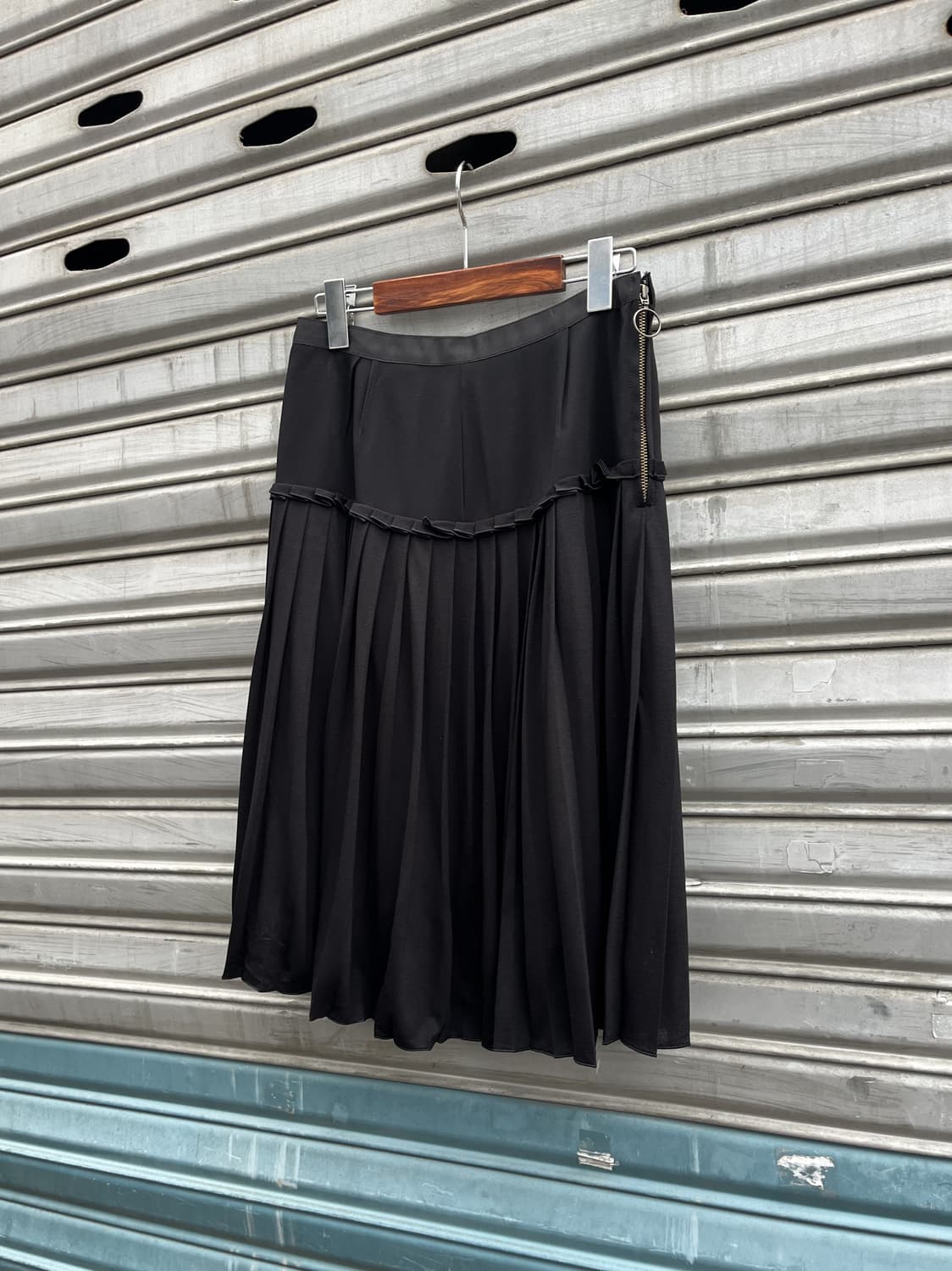 Lanvin 플리츠 미디스커트 상품이미지7