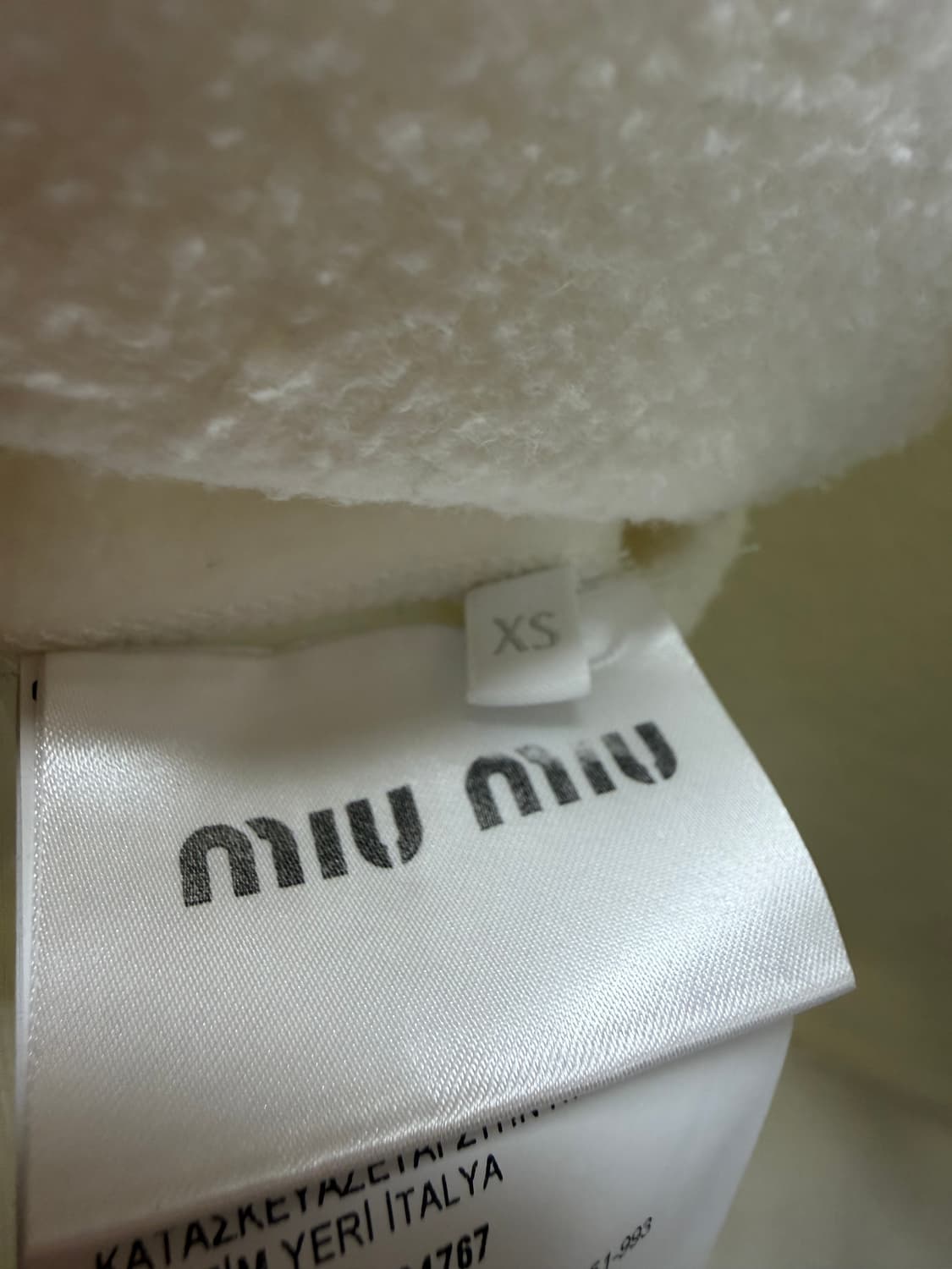 미우미우 로고 프린트 라인스톤 스웨트셔츠  ( 105~110 ) 상품이미지7