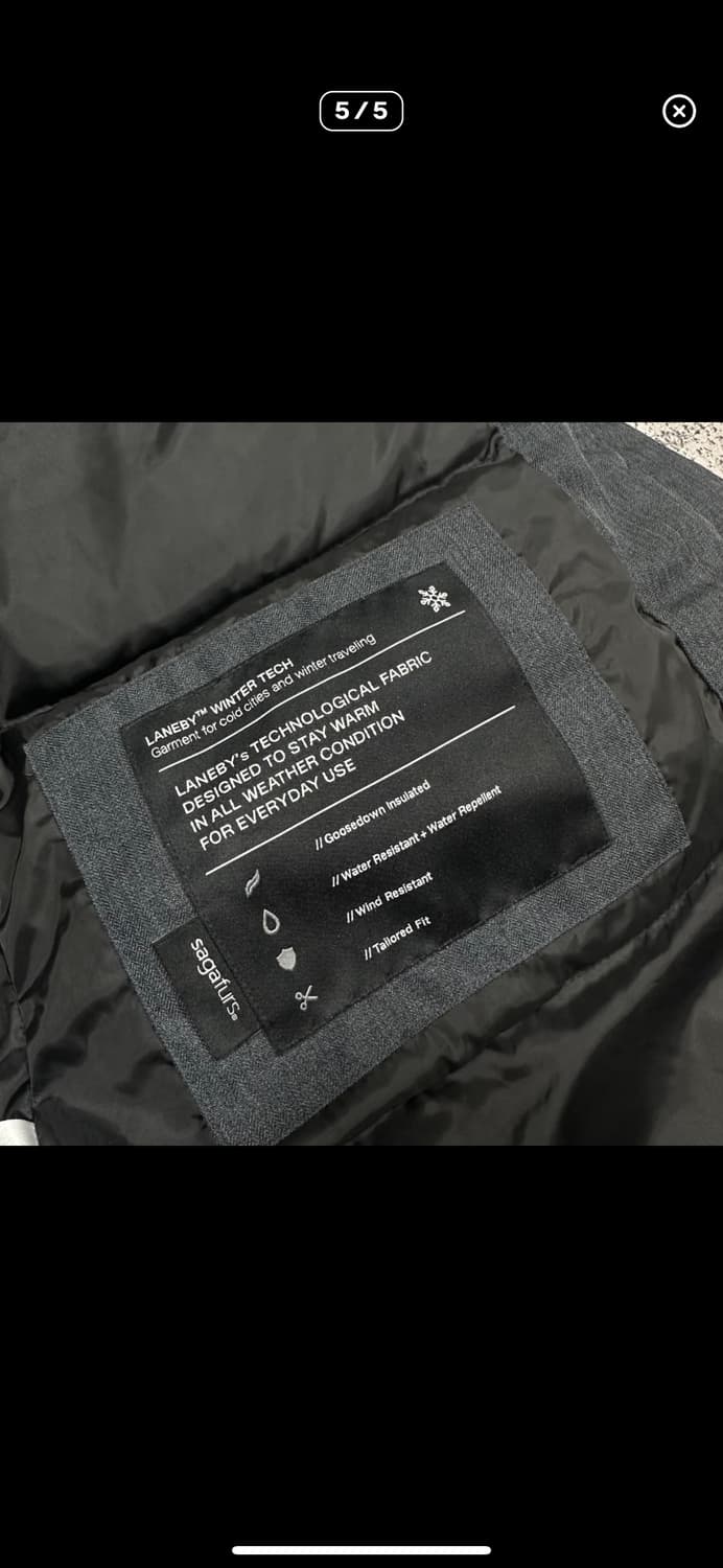 ✨ (바배) LANE 구스 다운 롱 패딩 상품이미지5