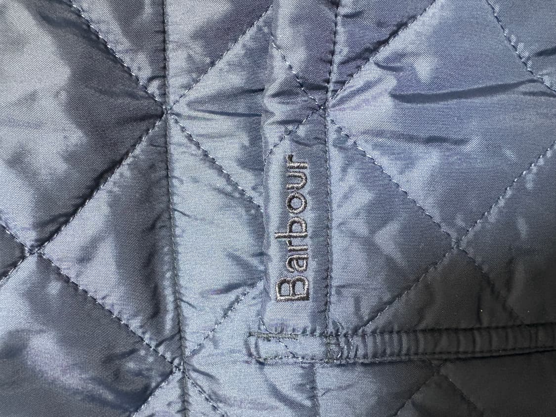 메종키츠네 바버 콜라보 퀄팅 자켓 네이비 L(105) 상품이미지8