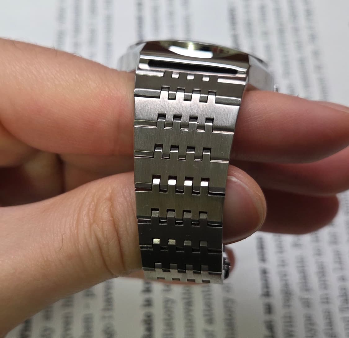 빈티지 라도 콘웨이 데이데이트 퍼플블루 오토매틱 브레이슬릿 ver. 상품이미지5