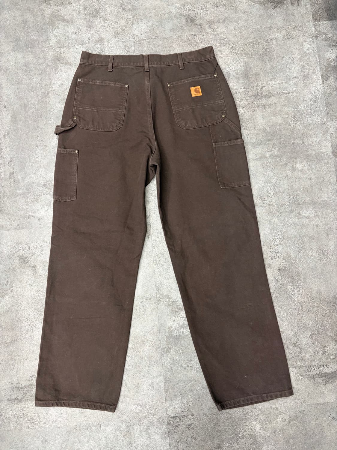 10s 칼하트 dkb 브라운 더블니 워크 팬츠 상품이미지5