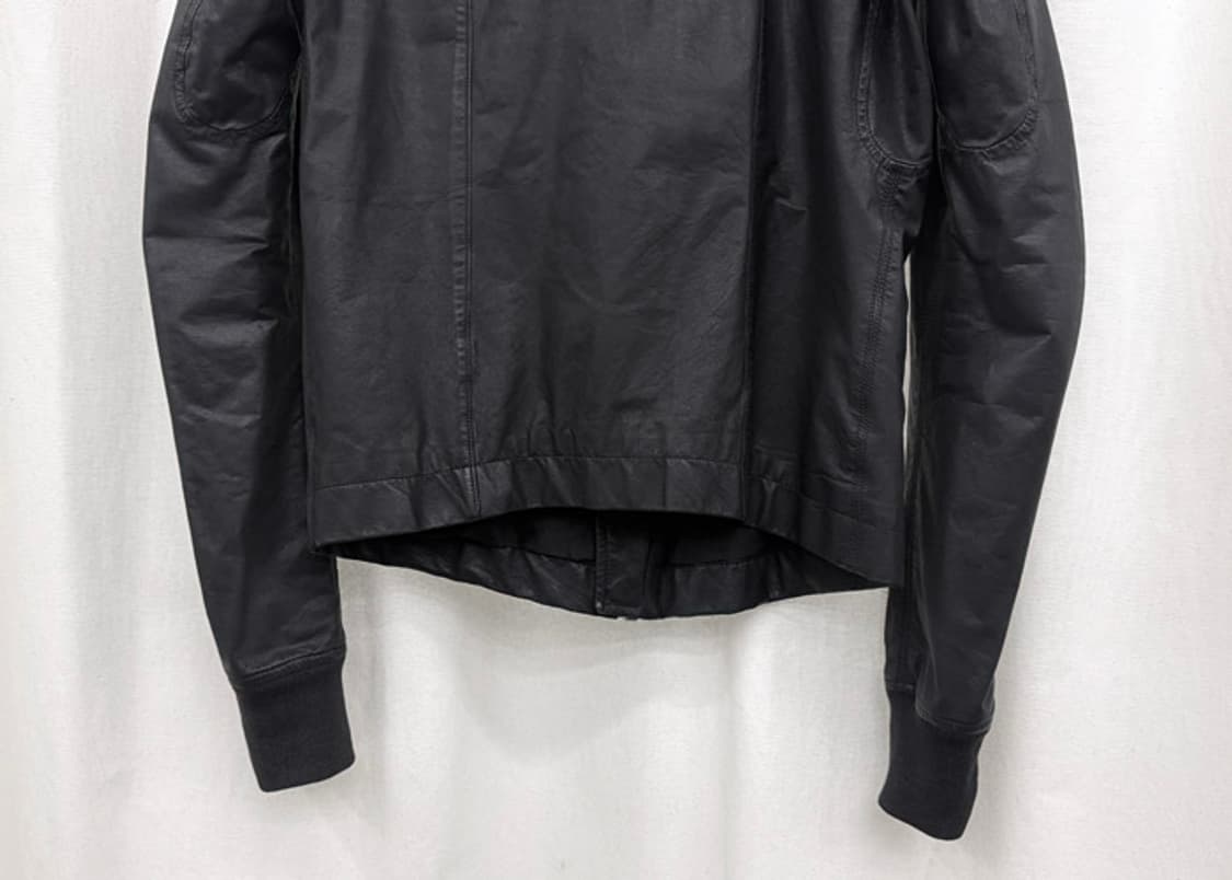 릭오웬스 사선지퍼 후드 레더 자켓 상품이미지6