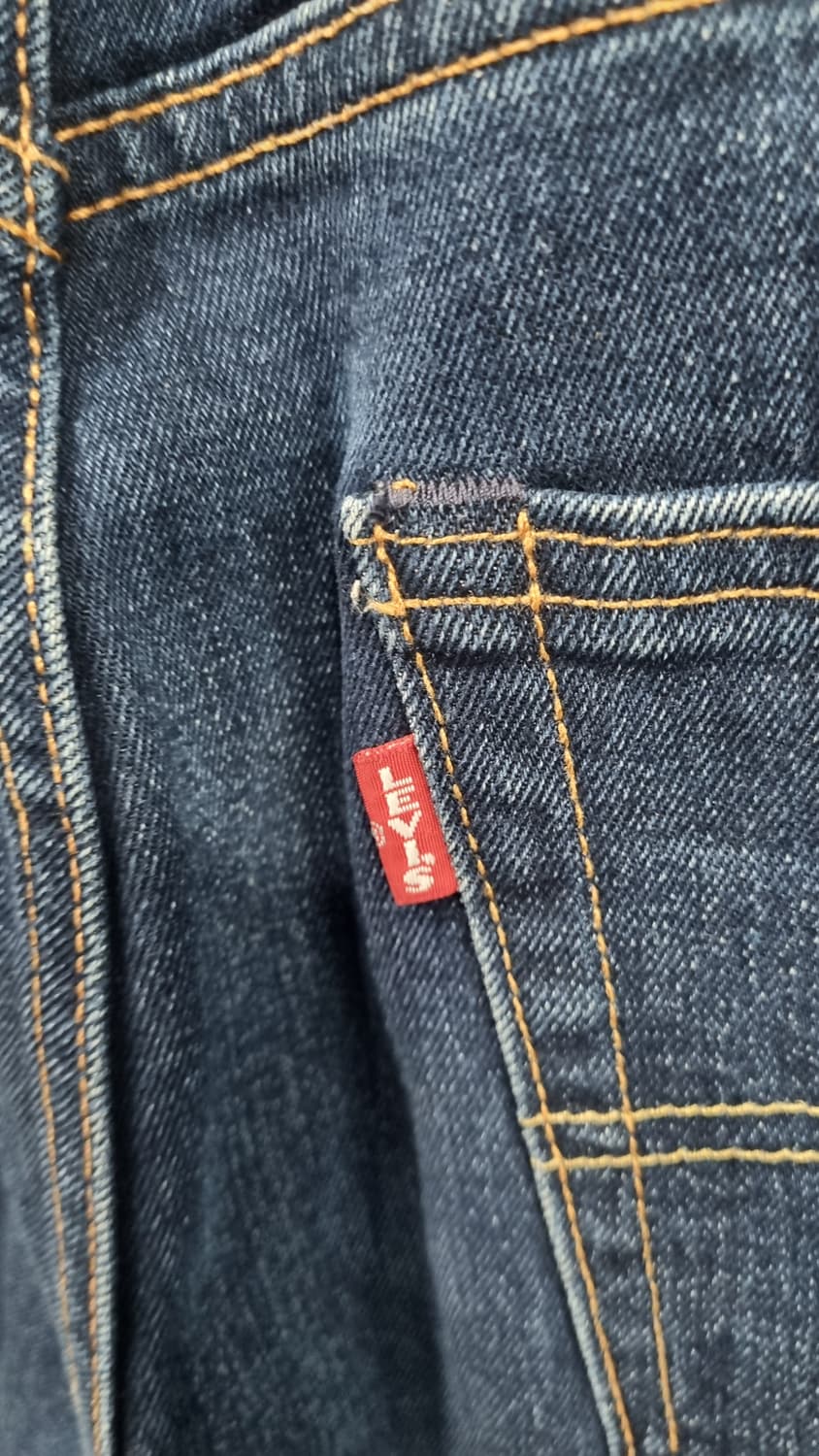 ((L E V I S 502)) 프리미엄(빅E텝) 겨울용데님진(웜진)32 상품이미지5