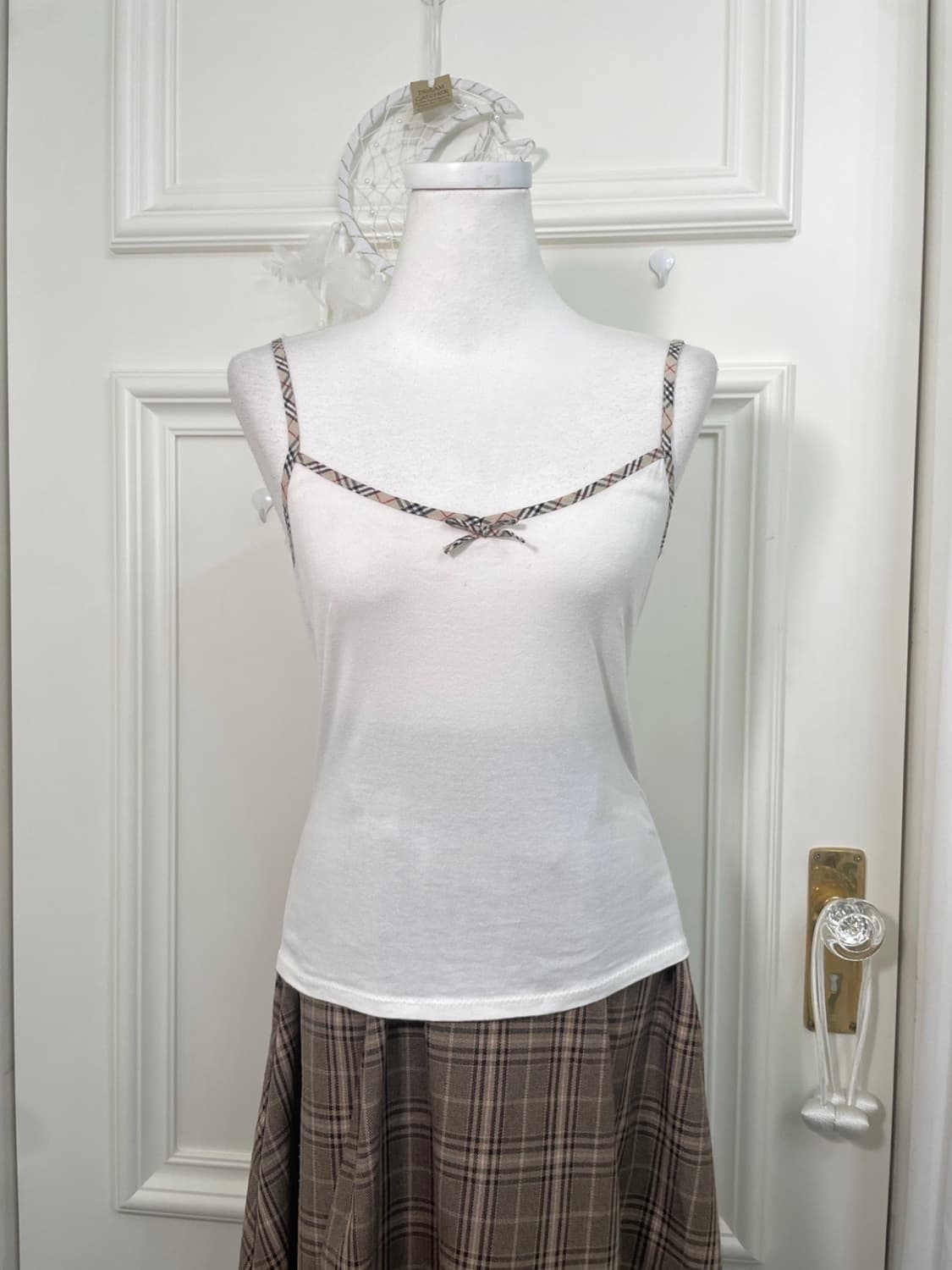 BURBERRY check bow point basic sleeveles 상품이미지1
