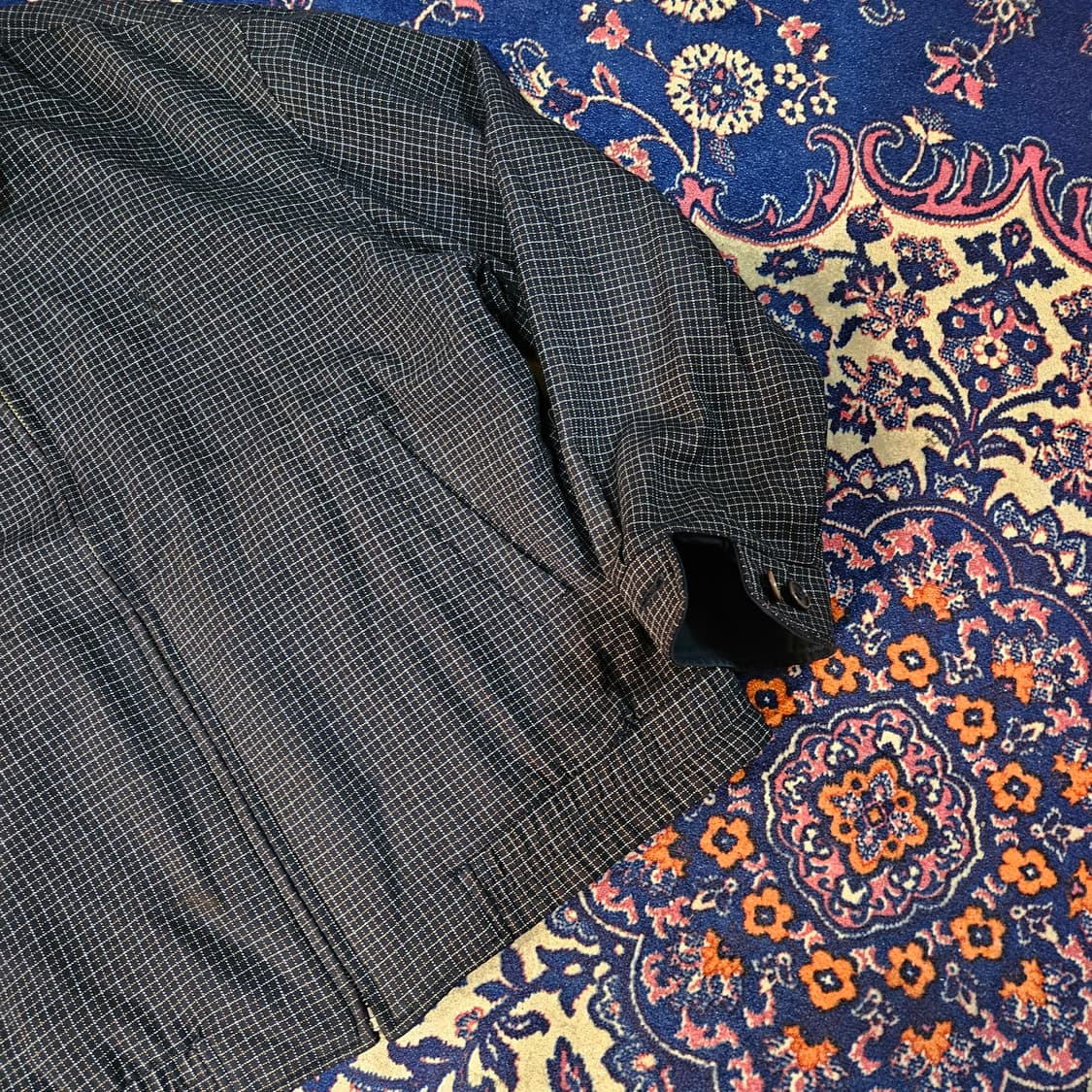 입생로랑 리버시블 시그니쳐 YSL로고 블루종자켓 100-105size 상품이미지6