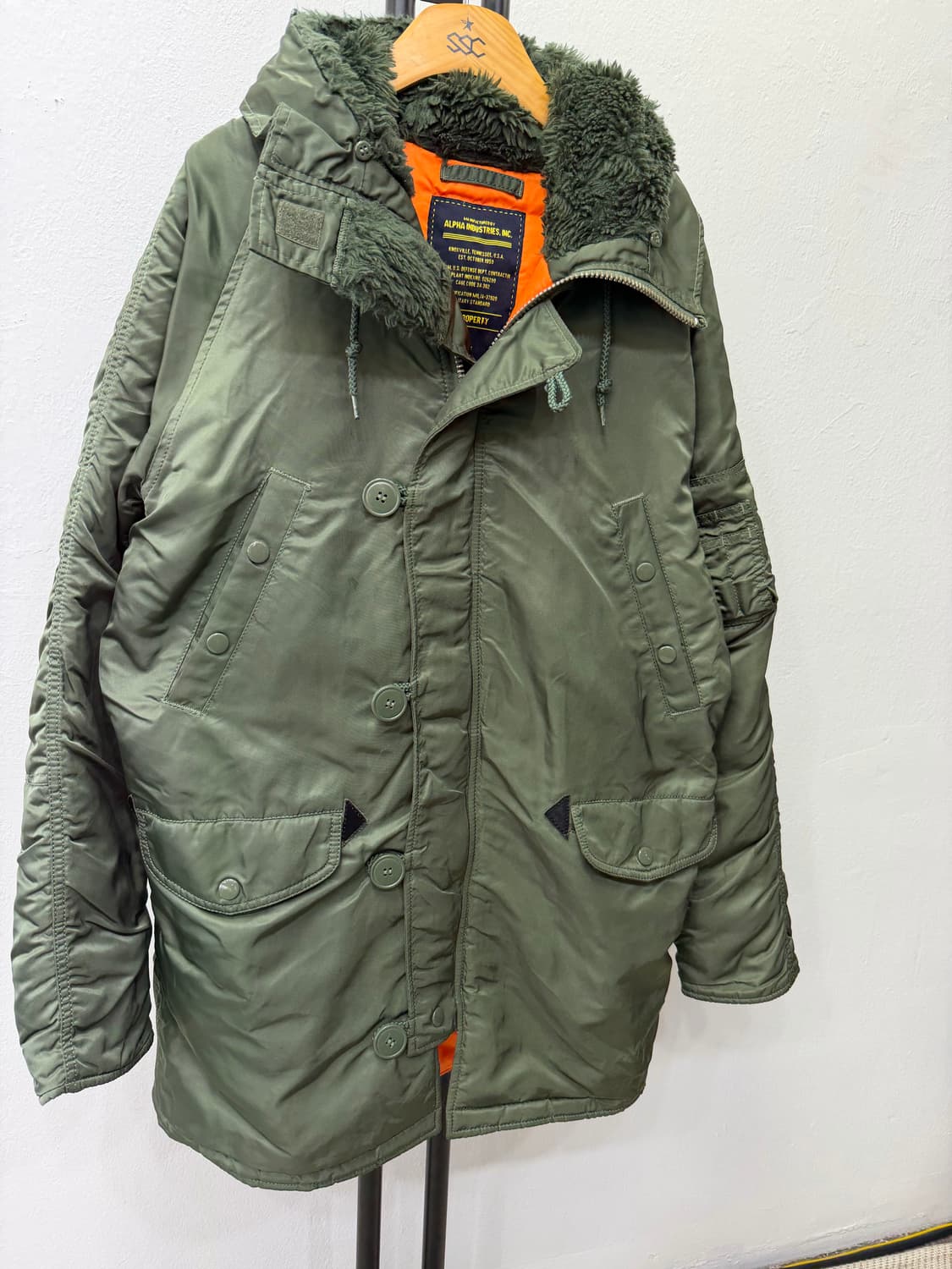 정품) 알파인더스트리 N-3B 항공 패딩 S 상품이미지2