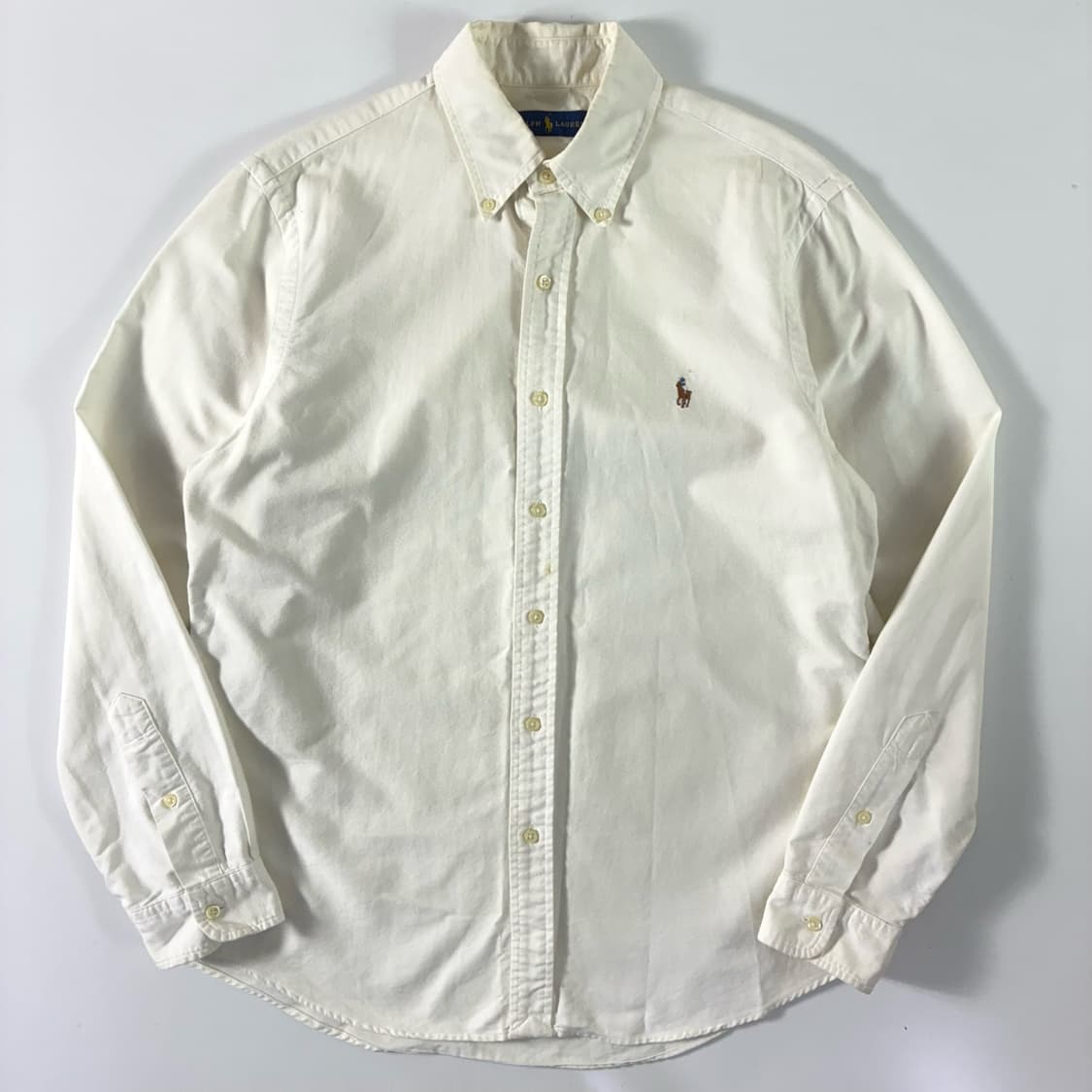 Polo  폴로 랄프로렌 자수 코튼 신형 화이트 셔츠  상품이미지1