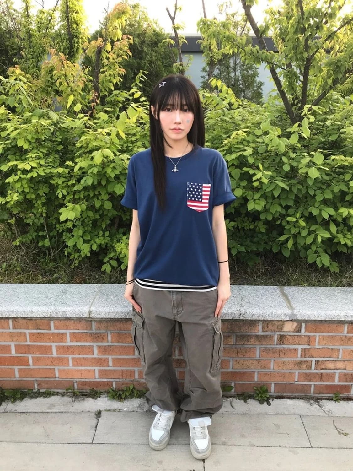 RODEO CROWNS Denim Star Tee 상품이미지2