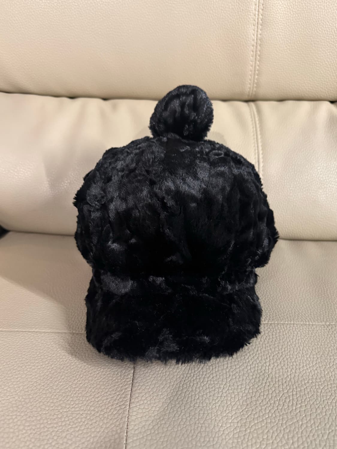 Velvet pompim detaul newsboy cap 상품이미지2